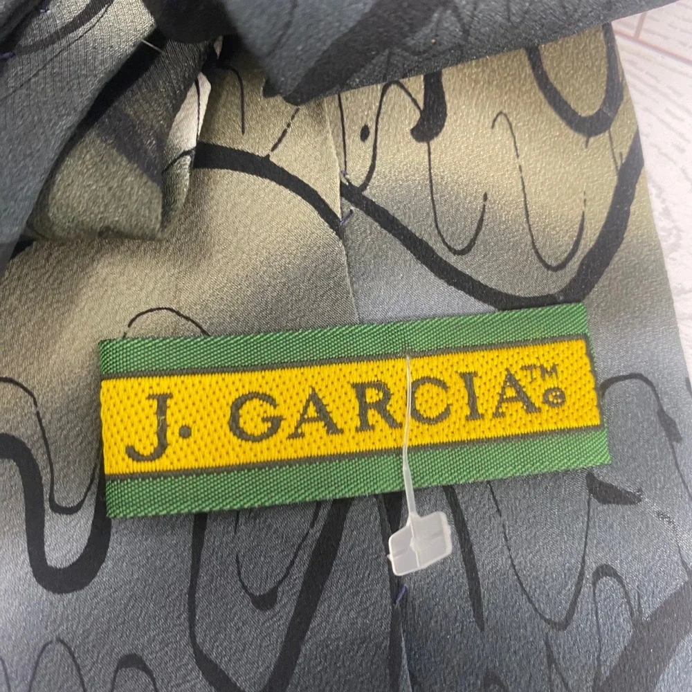 J Garcia Thistle Ghost Collection Twenty Mens Silk Necktie‎ Abstract Pattern